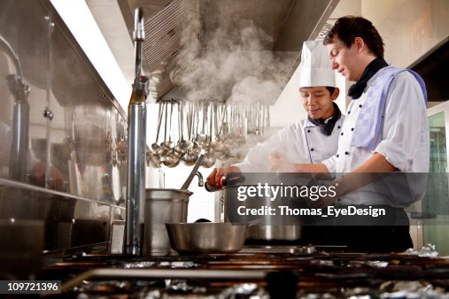 Chef and Trainee Chef and Trainee