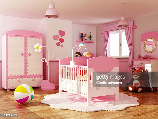 baby's room - baby room stock pictures, royalty-free photos & images