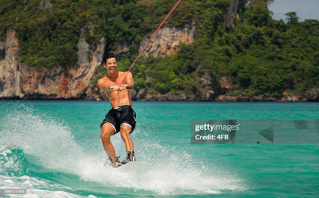 Wakeboarding on tropical Waters (XXXL)