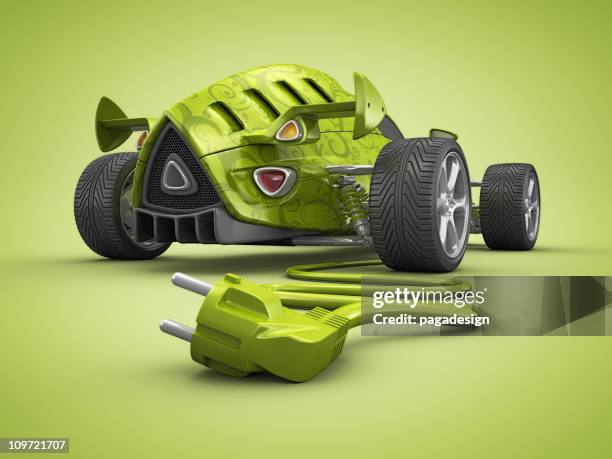 eco car - racing car green stock pictures, royalty-free photos & images
