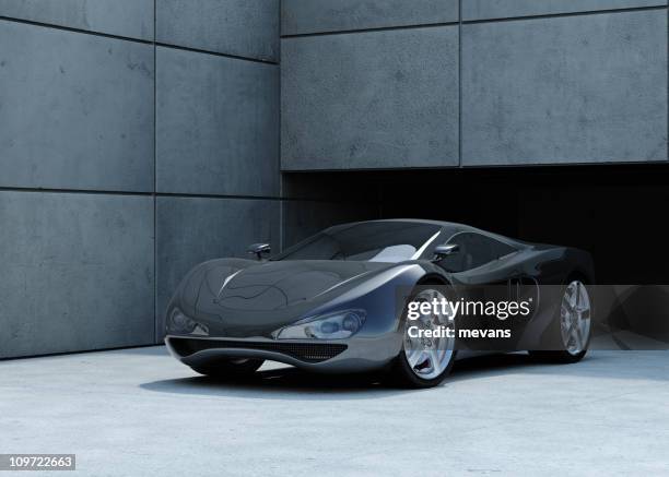 sports car - prestige car stock pictures, royalty-free photos & images