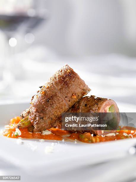 beef roulade - savoury food stock pictures, royalty-free photos & images