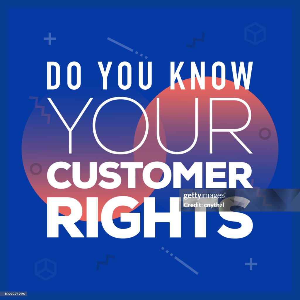 Do You Know Your Customer Rights Inspiring Creative Motivation Quote ...