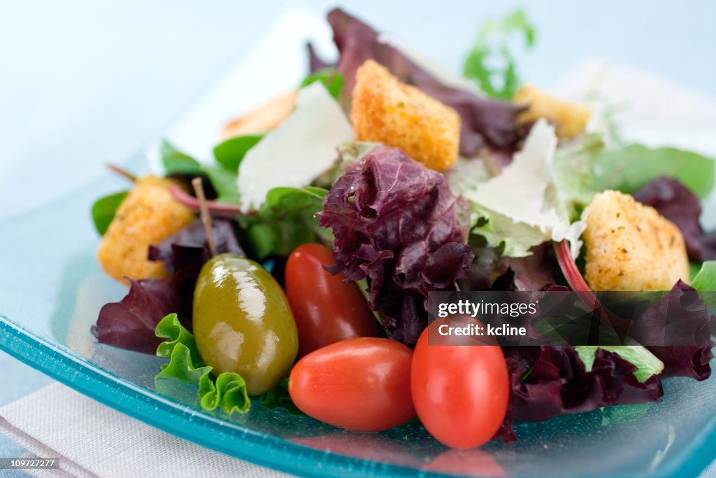 Green Salad with Tomatoes