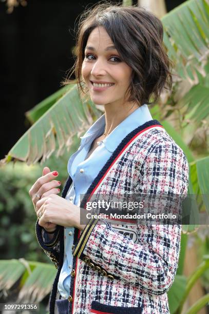 Italian actress Nicole Grimaudo attends Liberi di Scegliere photocall. Rome, January 17th, 2019