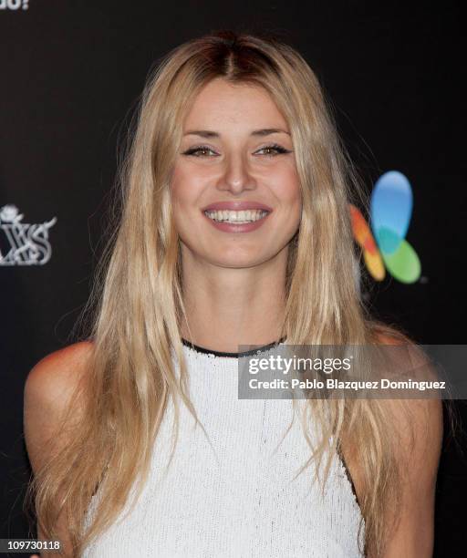 Actress Natasha Yarovenko attends new 'MSN' presentation at Shoko on March 2, 2011 in Madrid, Spain.