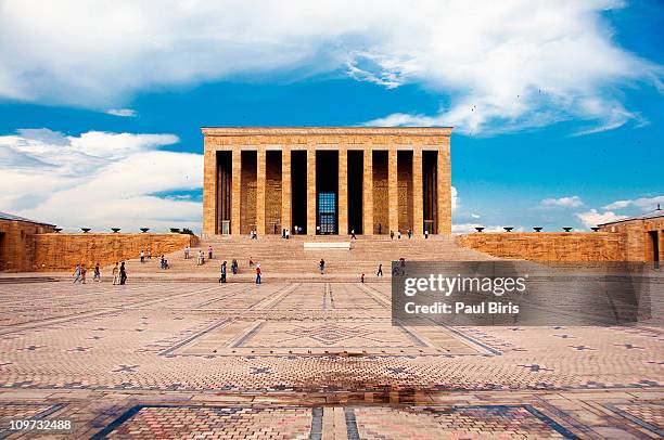 turkey, ankara, tomb of ataturk - ankara stock-fotos und bilder