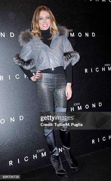 Elena Barolo attends the John Richmond Fashion Show as part of Milan Fashion Week Womenswear Autumn/Winter 2011 on February 23, 2011 in Milan, Italy.