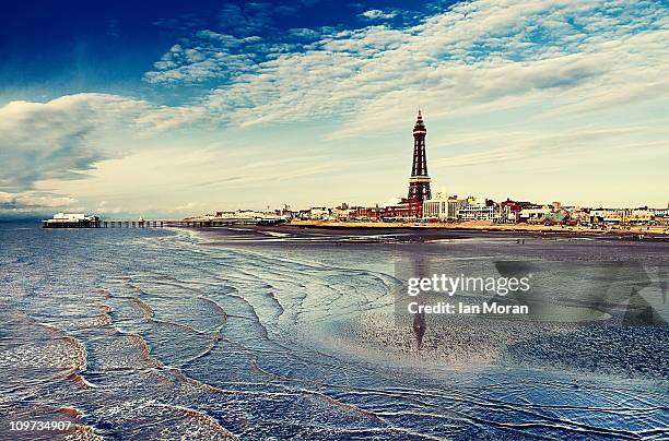 blackpool memories. - blackpool tower stock pictures, royalty-free photos & images