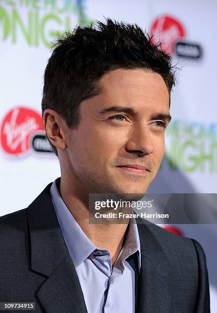 Actor Topher Grace arrives at Relativity Media presents the premiere of "Take Me Home Tonight" held at Regal Cinemas L.A. Live Stadium 14 on March 2,...