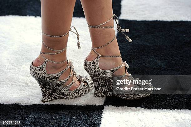 Actress Teresa Palmer arrives at Relativity Media presents the premiere of "Take Me Home Tonight" held at Regal Cinemas L.A. Live Stadium 14 on March...