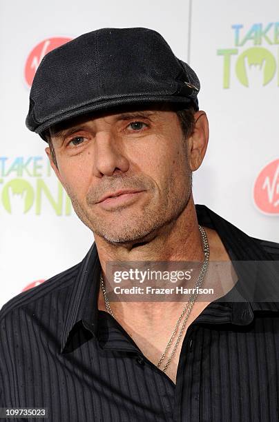 Actor Michael Biehn arrives at Relativity Media presents the premiere of "Take Me Home Tonight" held at Regal Cinemas L.A. Live Stadium 14 on March...