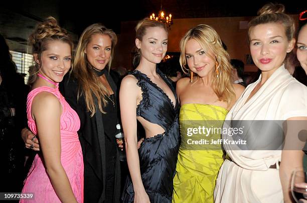 Teresa Palmer, Candace Kroslak, Jaime King, Arielle Kebbel and Tahyna Tozzi attendsLos Angeles premiere of "Take Me Home Tonight" at The Conga Room...