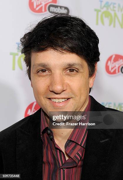 Actor Ralph Macchio arrives at Relativity Media presents the premiere of "Take Me Home Tonight" held at Regal Cinemas L.A. Live Stadium 14 on March...