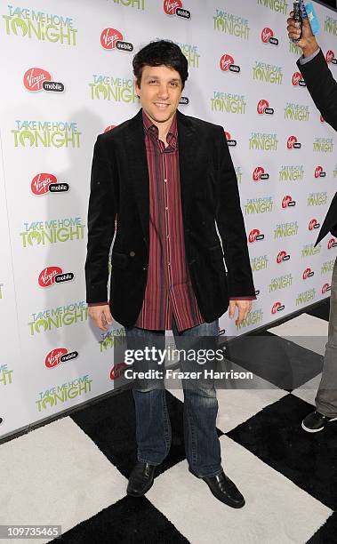 Actor Ralph Macchio arrives at Relativity Media presents the premiere of "Take Me Home Tonight" held at Regal Cinemas L.A. Live Stadium 14 on March...