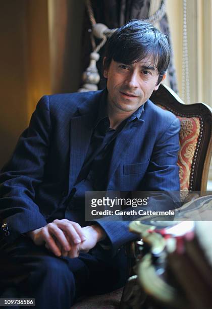 Luigi Lo Cascio poses for portraits during the London Italian Film Festival where he is promoting 'We Believed', a film about the Italian Unification...