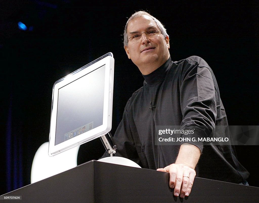 Apple Computer co-founder and CEO Steve