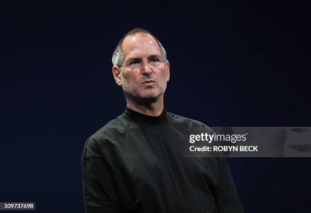 Apple Inc CEO Steve Jobs gives the keynote address on the opening day of the Apple Worldwide Developers Conference 2007 at the Moscone Center West in...