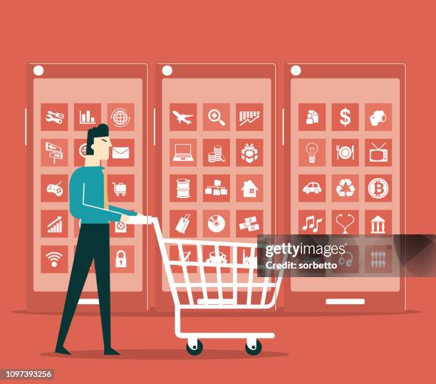 investor - human machine interface stock illustrations