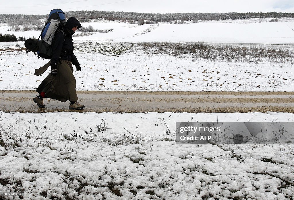 Cristina Piel, a young religious pilgrim