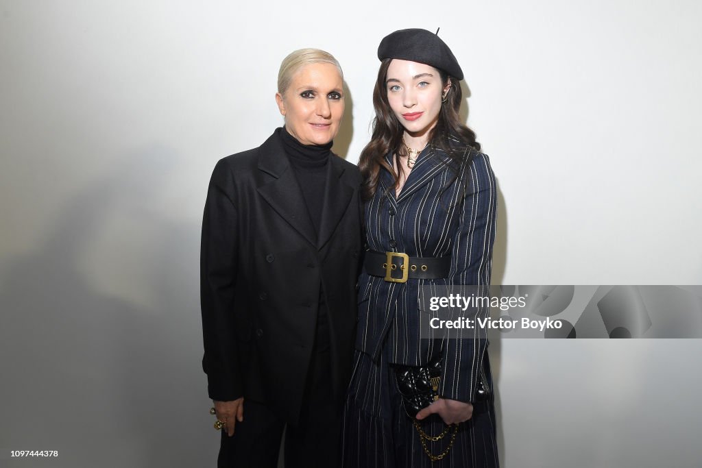 Christian Dior : Backstage Greetings - Paris Fashion Week - Haute Couture Spring Summer 2019