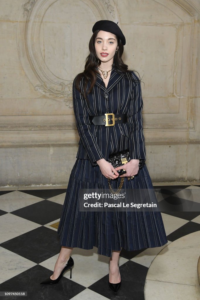 Christian Dior : Photocall - Paris Fashion Week - Haute Couture Spring Summer 2019