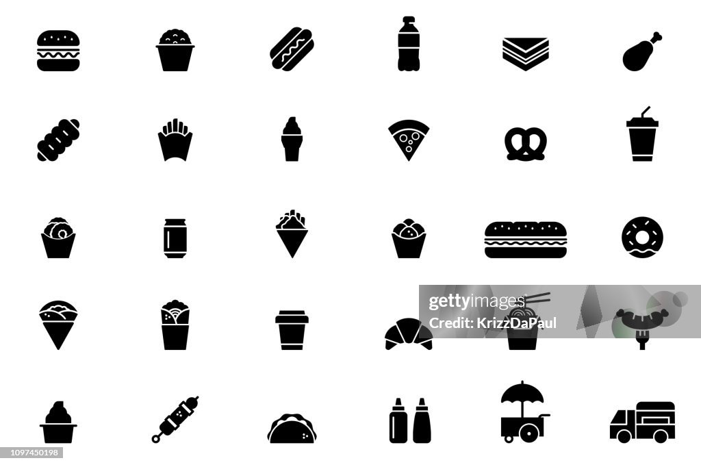 Fast Food Icons
