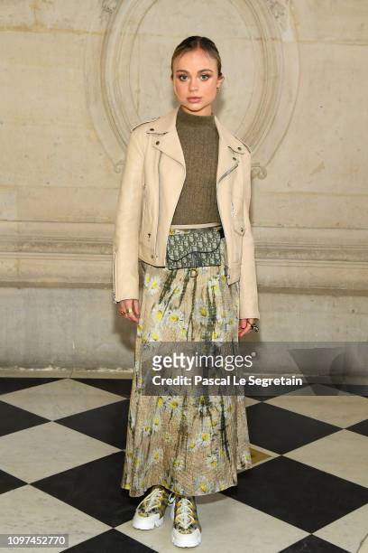 Amelia Windsor attends the Christian Dior Haute Couture Spring Summer 2019 show as part of Paris Fashion Week on January 21, 2019 in Paris, France.