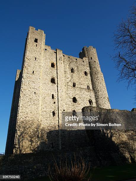 rochester castle - rochester castle bildbanksfoton och bilder