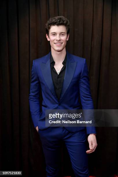 Shawn Mendes attends the 61st Annual GRAMMY Awards at Staples Center on February 10, 2019 in Los Angeles, California.