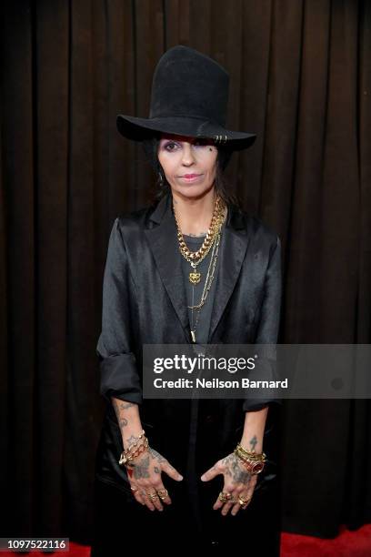 Linda Perry attends the 61st Annual GRAMMY Awards at Staples Center on February 10, 2019 in Los Angeles, California.