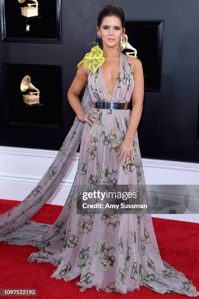 Maren Morris attends the 61st Annual GRAMMY Awards at Staples Center on February 10, 2019 in Los Angeles, California.