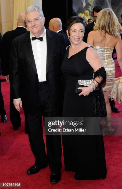 Composer Randy Newman and his wife Gretchen Preece arrive at the 83rd Annual Academy Awards at the Kodak Theatre February 27, 2011 in Hollywood,...