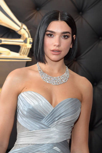 Dua Lipa attends the 61st Annual GRAMMY Awards at Staples Center on February 10, 2019 in Los Angeles, California.