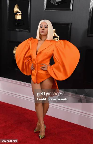 Hennessy Carolina attends the 61st Annual GRAMMY Awards at Staples Center on February 10, 2019 in Los Angeles, California.