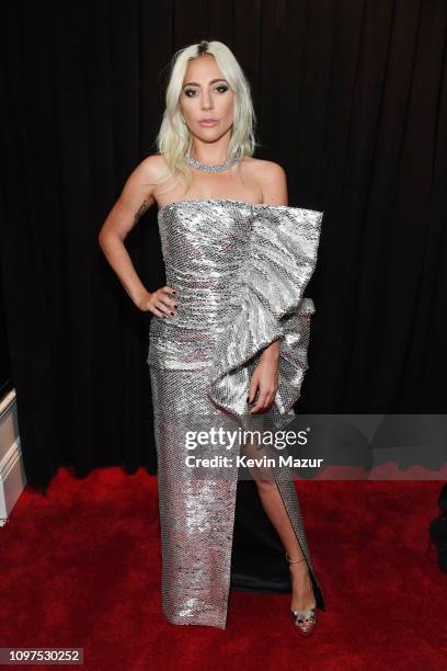 Lady Gaga attends the 61st Annual GRAMMY Awards at Staples Center on February 10, 2019 in Los Angeles, California.