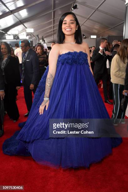 Ella Mai attends the 61st Annual GRAMMY Awards at Staples Center on February 10, 2019 in Los Angeles, California.