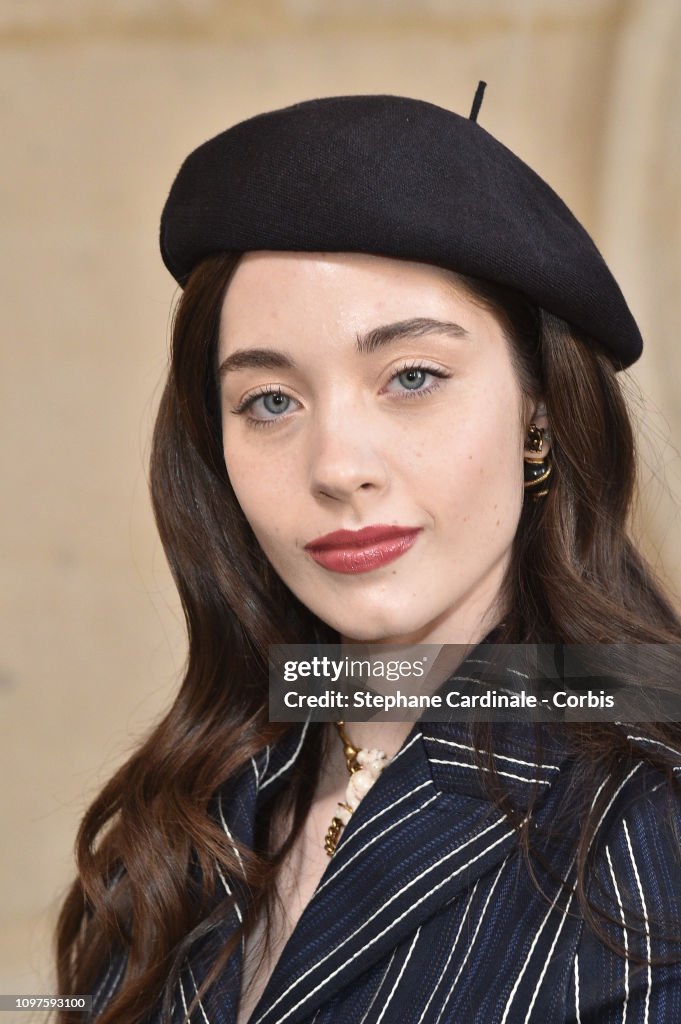 Christian Dior : Front Row - Paris Fashion Week - Haute Couture Spring Summer 2019