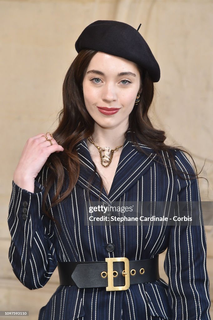 Christian Dior : Front Row - Paris Fashion Week - Haute Couture Spring Summer 2019