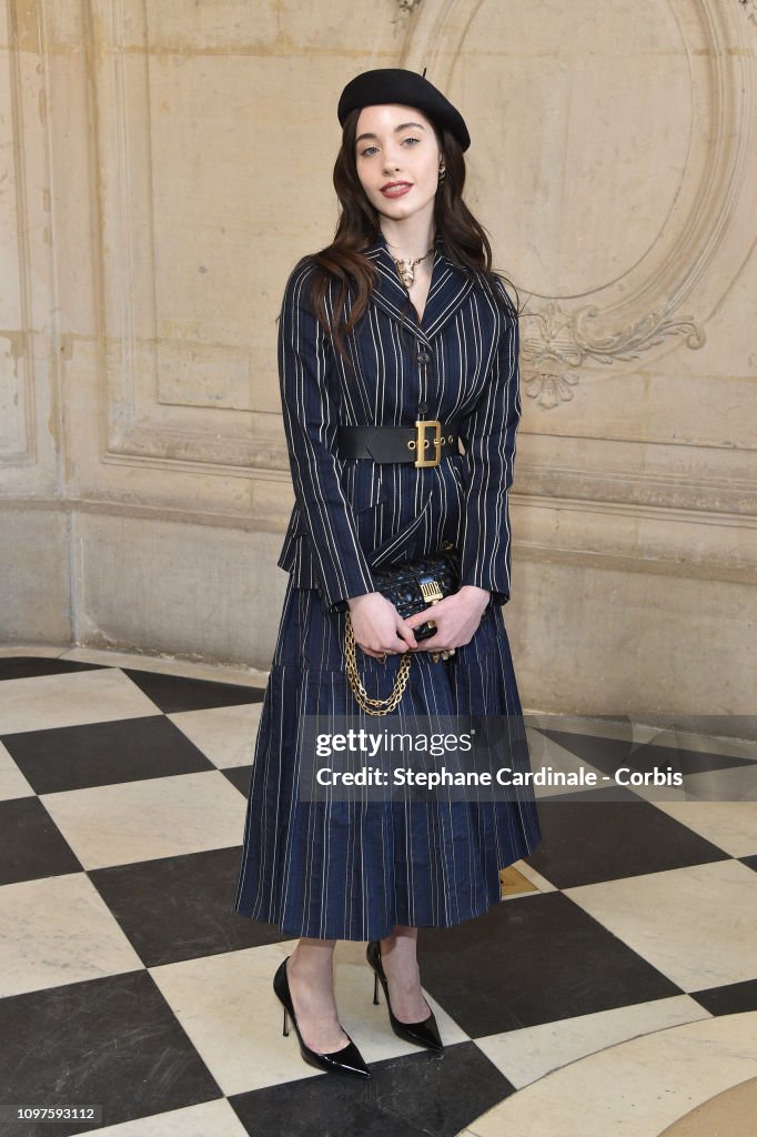 Christian Dior : Front Row - Paris Fashion Week - Haute Couture Spring Summer 2019