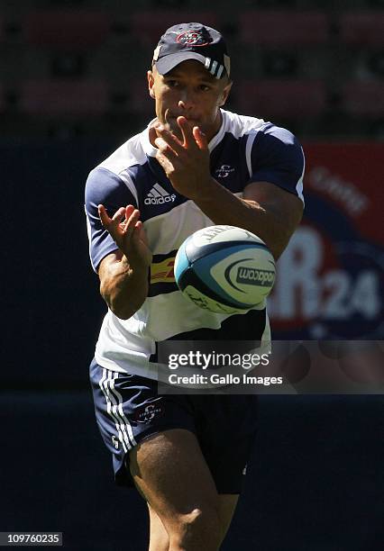 Conrad Jantjes during the Stormers captains run at Newlands Stadium on March 04, 2011 in Cape Town, South Africa.