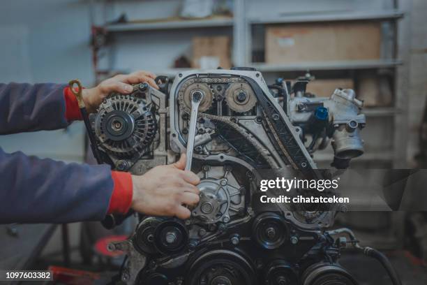 car engine repair - engine stock pictures, royalty-free photos & images