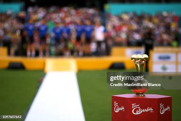 Trophy / Detail View / during the 2nd Tour of Colombia 2019 - Team Presentation / Atanasio Girardot Stadium / @TourColombiaUCI / Tour Colombia 2.1 /...