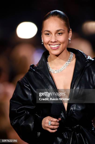 Alicia Keys speaks onstage during the 61st Annual GRAMMY Awards at Staples Center on February 10, 2019 in Los Angeles, California.