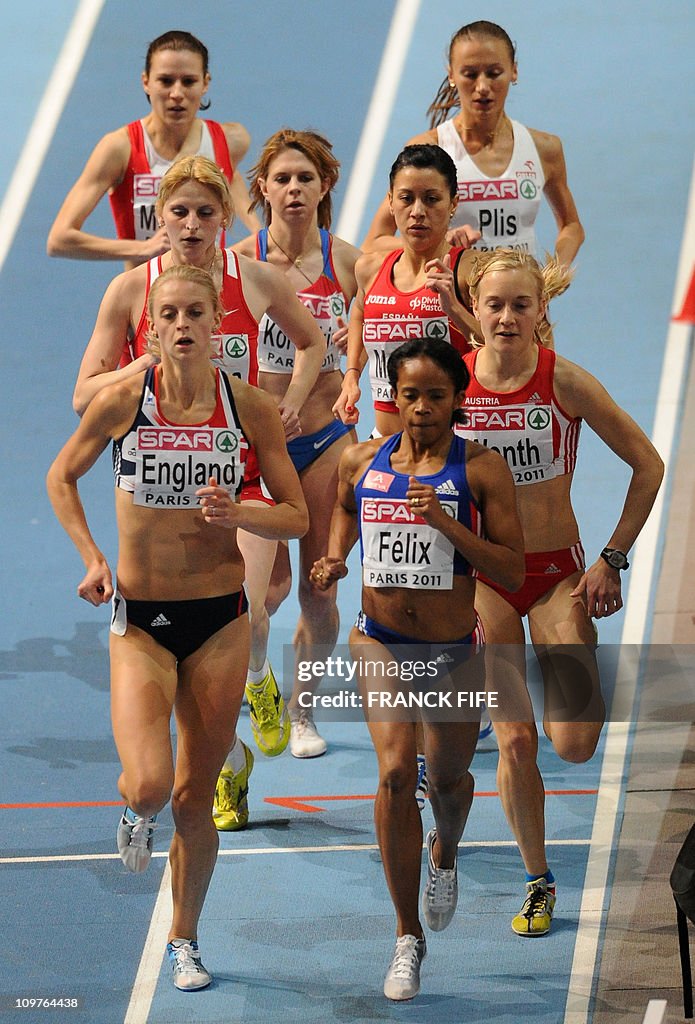 Britain's Hannah England and France's Fa