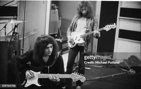 Ritchie Blackmore and Roger Glover of British rock band Deep Purple ...