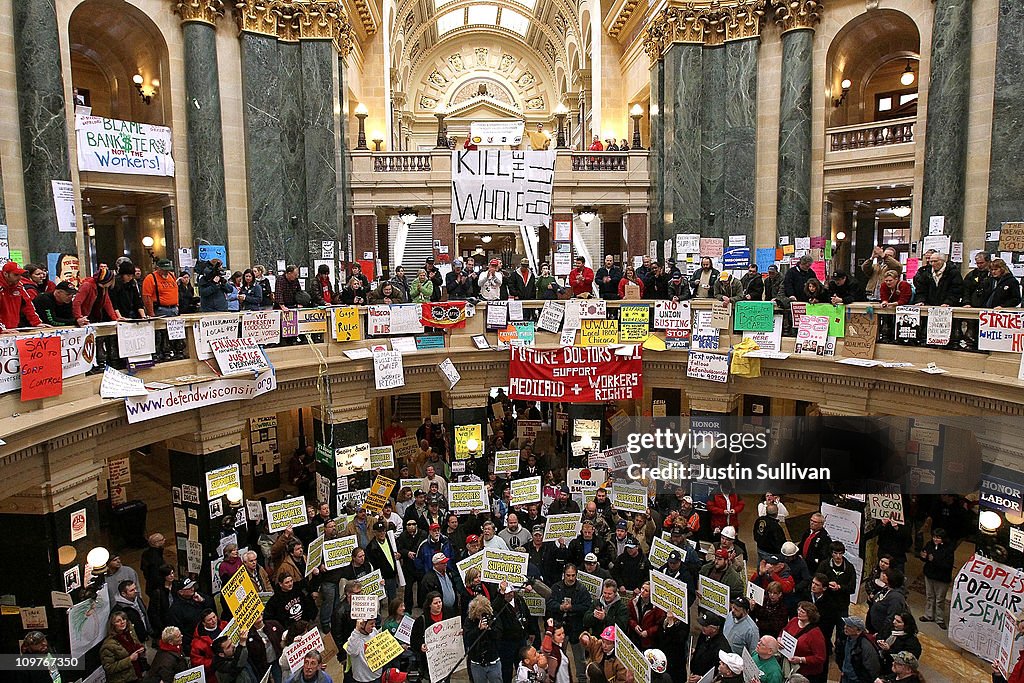 State Budget Standoff Continues In Madison, Wisconsin