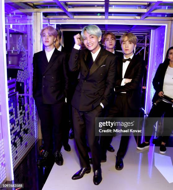 Backstage during the 61st Annual GRAMMY Awards at Staples Center on February 10, 2019 in Los Angeles, California.