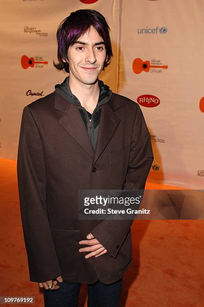 Dhani Harrison during The Concert for Bangladesh Revisted with George Harrison and Friends Documentary Gala - Arrivals in Burbank, California, United...