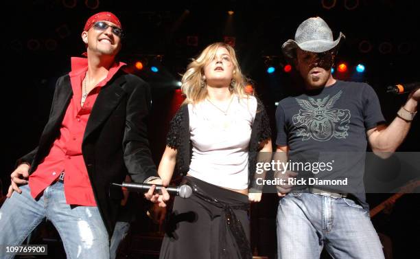 Lo Cash Cowboys with Presley Tucker during Country Music Legend Tanya Tucker Celebrates the Launch of Her New TLC Series "Tuckerville" at Wildhorse...